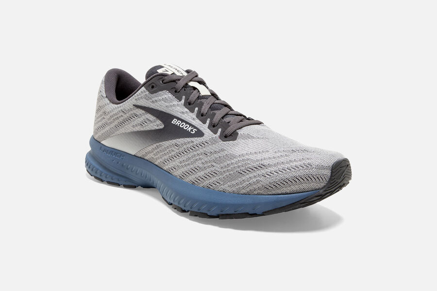 Brooks Running Shoes Mens Grey - Launch 7 Road - 4891-KAEMO